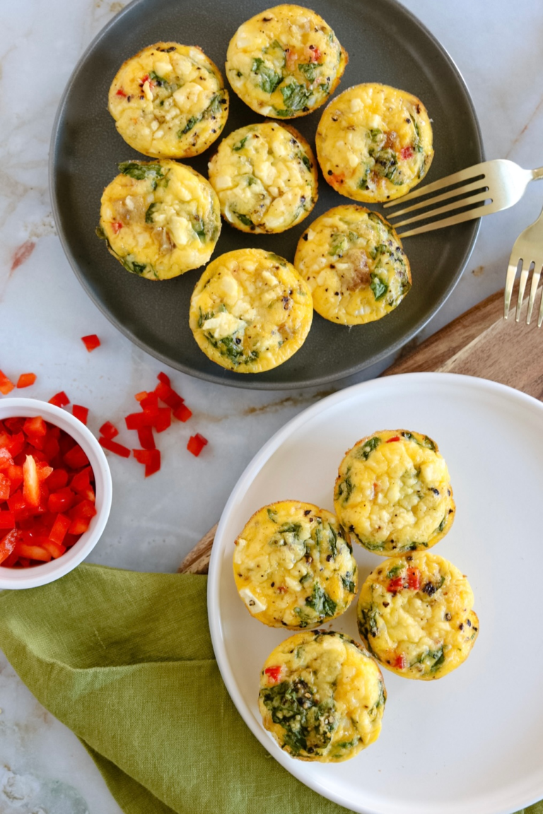 High Protein Cottage Cheese Egg Bites