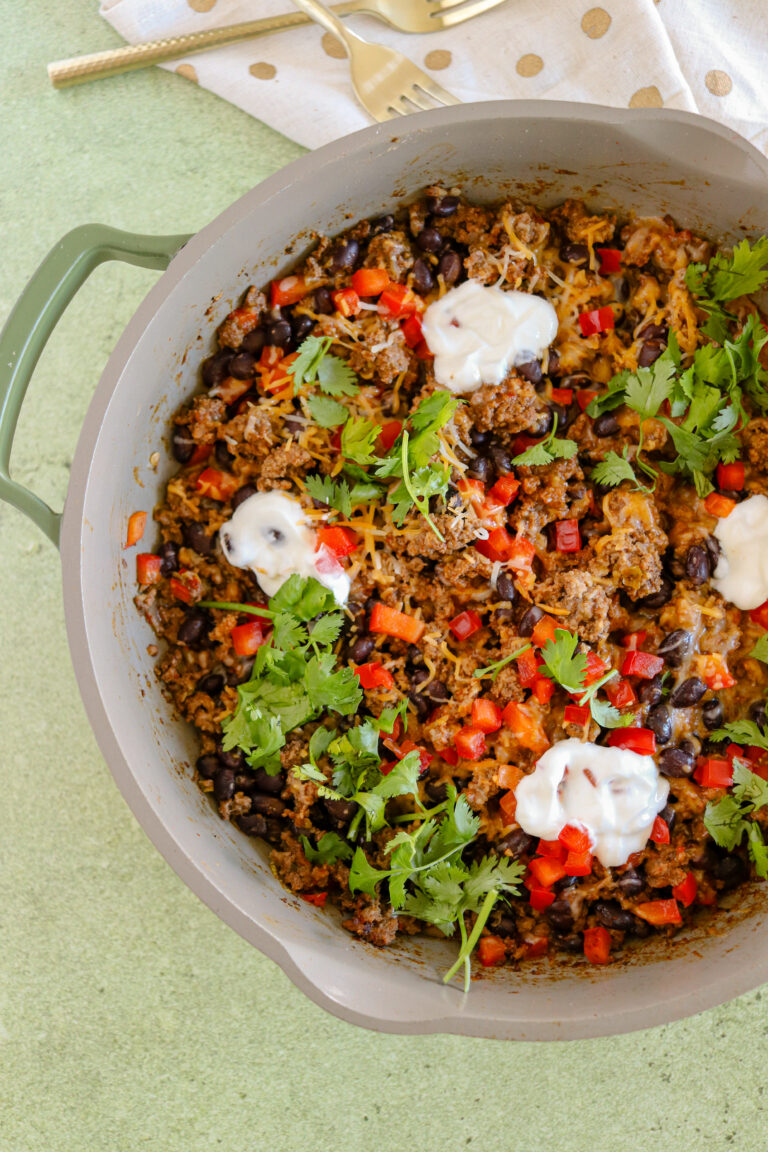 Easy One Pan Ground Beef Skillet